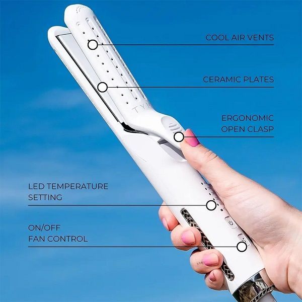 Ισιωτική & μπουκλιέρα μαλλιών με ανεμιστήρα - Cool Air Luxe - 10360 - 2in1 - DSP - 614498 ΥΓΕΙΑ - ΟΜΟΡΦΙΑ & Fitness>Είδη κομμωτηρίου>Ισιωτικές μαλλιών και ηλεκτρικές βούρτσες
