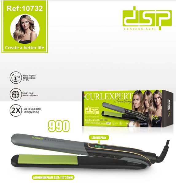 Ισιωτική μαλλιών - 10732 - DSP - 615778 ΥΓΕΙΑ - ΟΜΟΡΦΙΑ & Fitness>Είδη κομμωτηρίου>Ισιωτικές μαλλιών και ηλεκτρικές βούρτσες