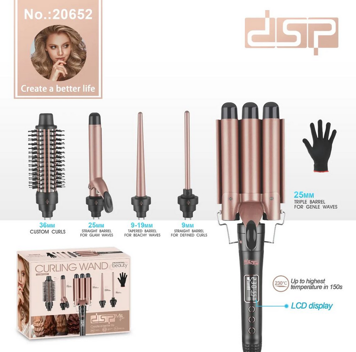 Ψαλίδι για μπούκλες - Multistyler - 7in1 - 20652 - DSP - 616799 ΥΓΕΙΑ - ΟΜΟΡΦΙΑ & Fitness>Είδη κομμωτηρίου>Μπουκλιέρες μαλλιών