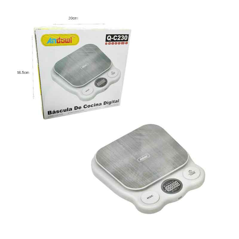 Andowl Ψηφιακή Ζυγαριά Q-C230 - Electronic Kitchen Scale