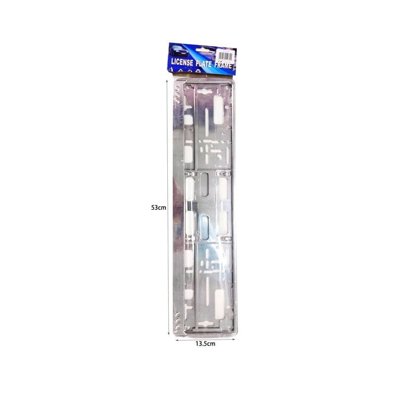 Πλαίσιο Πινακίδας Χρώμιο Ασημί -  License plate frame