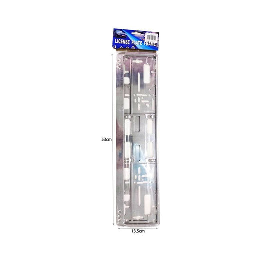 Πλαίσιο Πινακίδας Χρώμιο Ασημί -  License plate frame