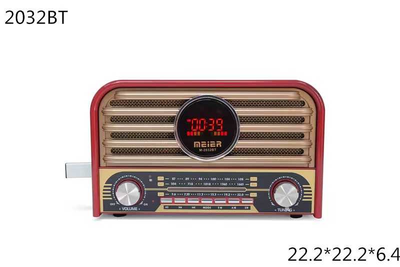 Επαναφορτιζόμενο ραδιόφωνο Retro - M2032BT - 020327 ΕΙΔΗ ΤΕΧΝΟΛΟΓΙΑΣ>Ραδιόφωνα & Ηχεία>Ραδιόφωνα Retro