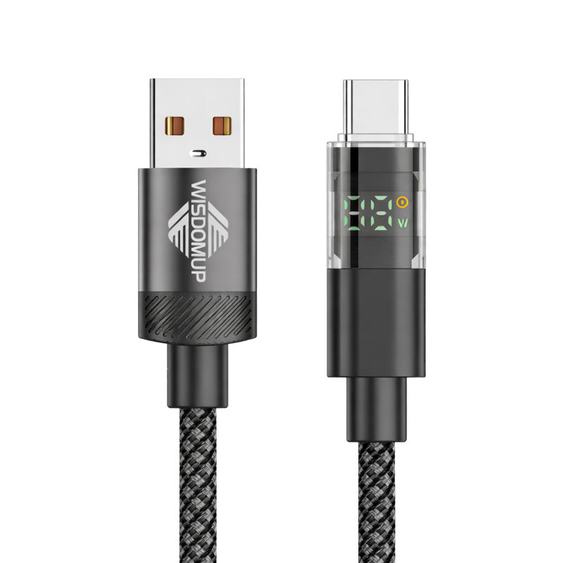 Wisdomup Καλώδιο Δεδομένων USB Type-C με Οθόνη LED SJX-47T – USB Type-C Data Cable with LED Display SJX-47T