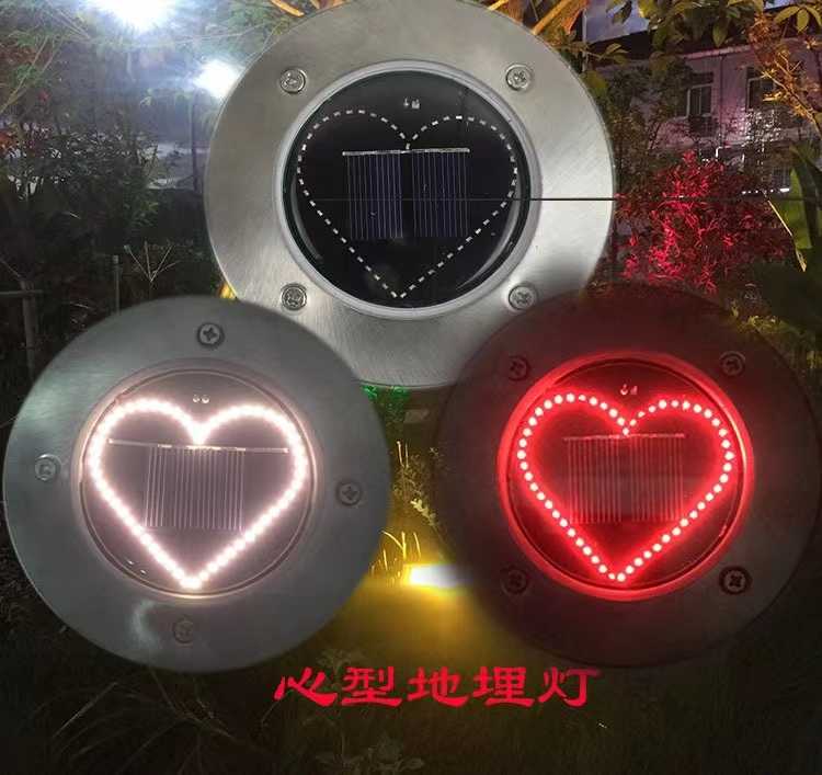 Ηλιακό φωτιστικό κήπου LED με σχέδιο - Καρφωτό - 4pcs - Red - 431107