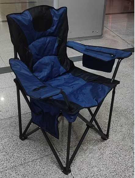 Πτυσσόμενη καρέκλα camping - 1055 - 170075 - Blue ΕΠΟΧΙΑΚΑ - ΤΟΥΡΙΣΤΙΚΑ - HOBBY>Κυνήγι - παραλία - camping>Καρέκλες παραλίας - camping