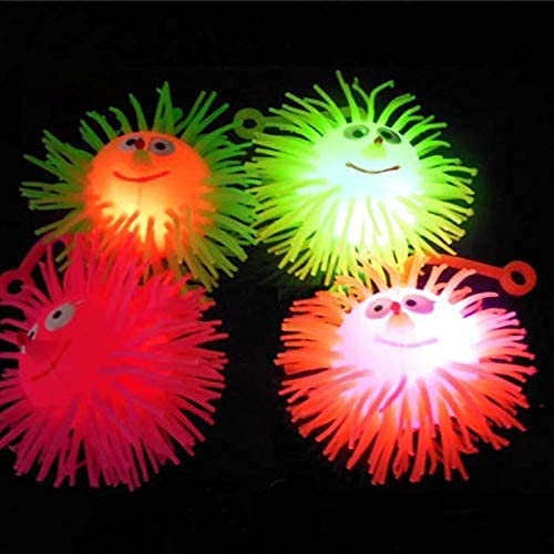 Παιχνίδι μπαλάκι σιλικόνης με φωτισμό - Puffer Ball - 15pcs - 653918