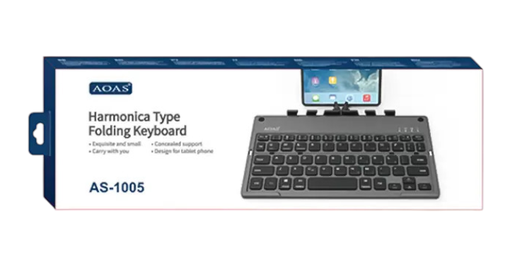 Ασύρματο πληκτρολόγιο Bluetooth Mini - A1005 - AOAS - 654580 ΕΙΔΗ ΤΕΧΝΟΛΟΓΙΑΣ>Gadgets>Πληκτρολόγια