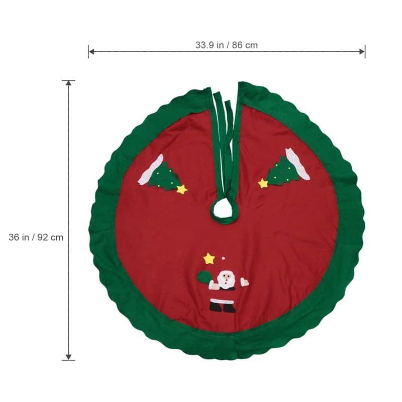 Χριστουγεννιάτικη ποδιά για το δέντρο - Christmas tree skirt