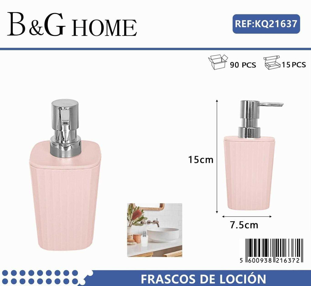 Θήκες κρεμοσάπουνου Dispenser πλαστικές - Σετ 5pcs - Light Pink - 21637