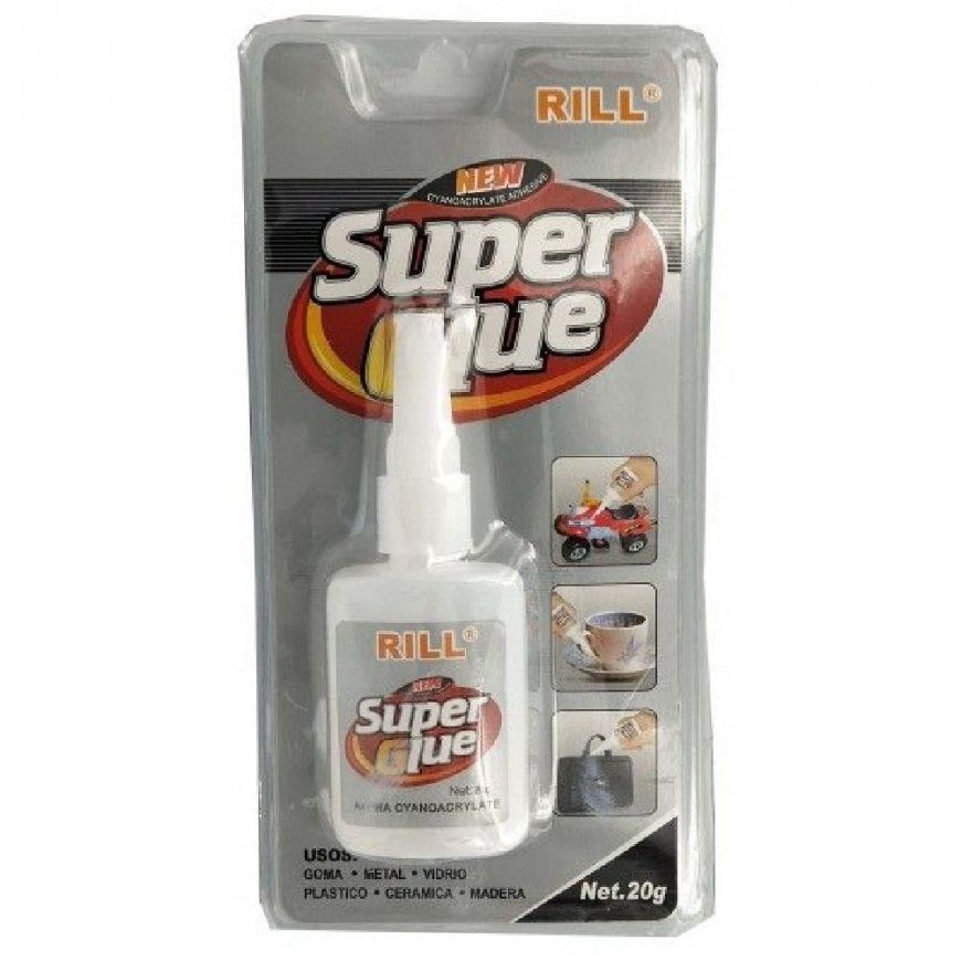 Κυανοακρυλική κόλλα ισχυρής δράσης - 20gr - RL9200 - Super Glue Rill - 669206