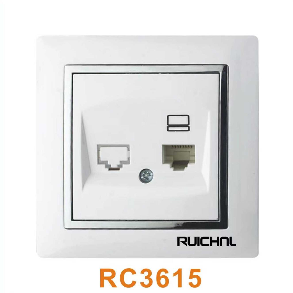 Πρίζα γραμμής δικτύου Ethernet - Χωνευτή - RC3615-RJ45 - 068165