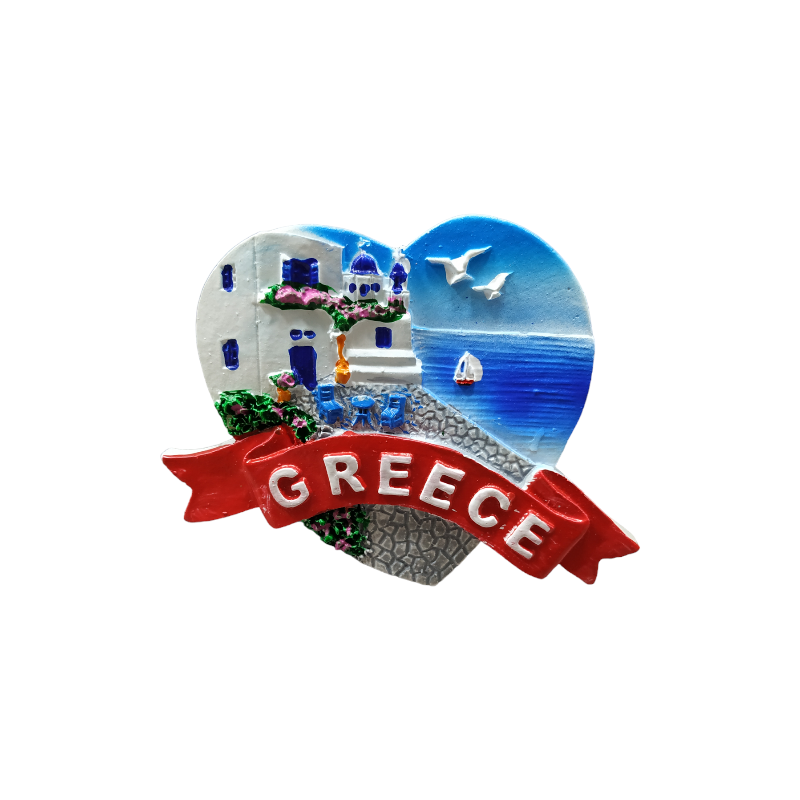 Tουριστικό μαγνητάκι Souvenir - Σετ 12pcs - Greece - 678012