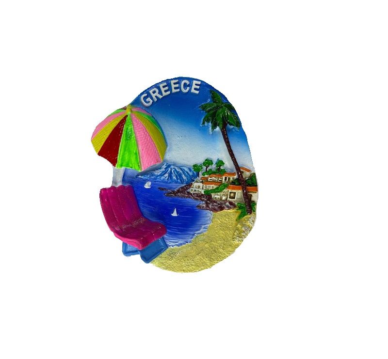Tουριστικό μαγνητάκι Souvenir - Σετ 12pcs - Resin Magnet - Greece - 678023