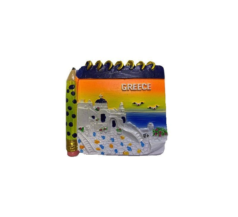 Tουριστικό μαγνητάκι Souvenir - Σετ 12pcs - Resin Magnet - Greece - 678035