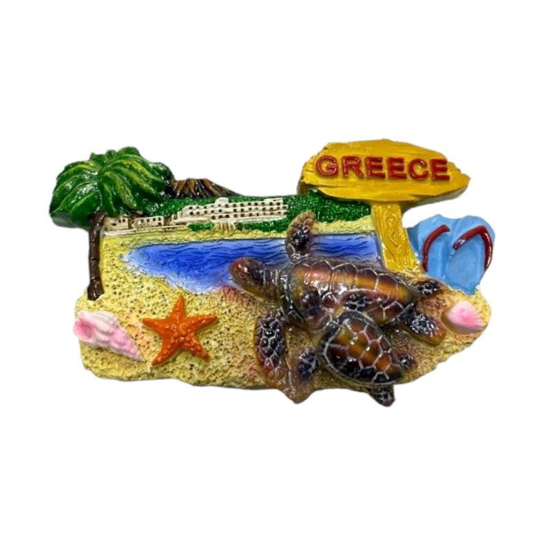 Tουριστικό μαγνητάκι Souvenir - Σετ 12pcs - Resin Magnet - Greece - 678059