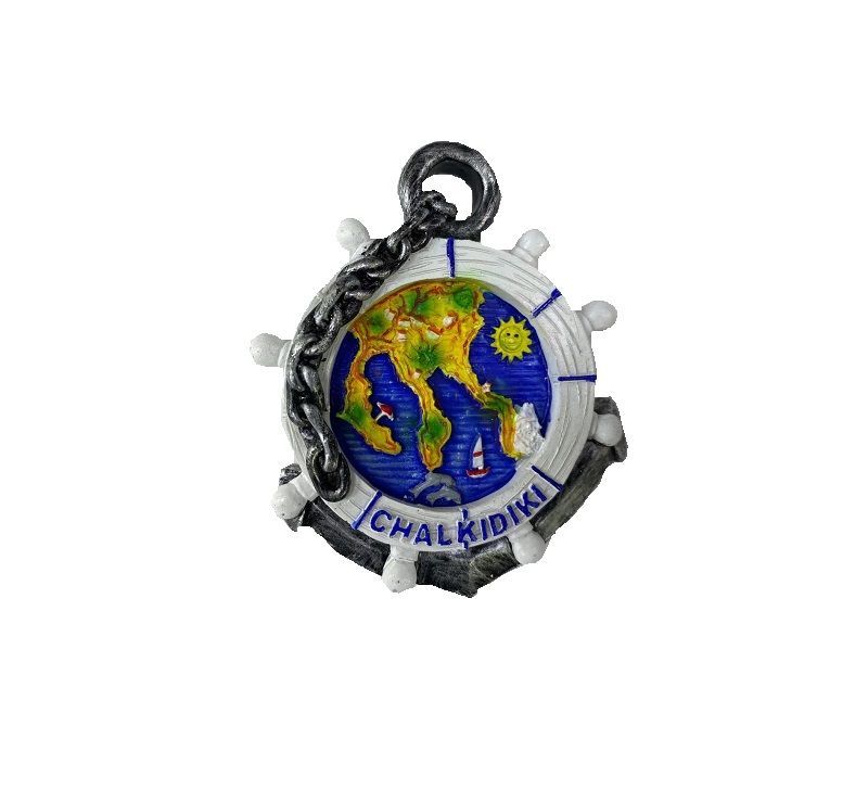 Tουριστικό μαγνητάκι Souvenir - Σετ 12pcs - Chalkidiki - 678087