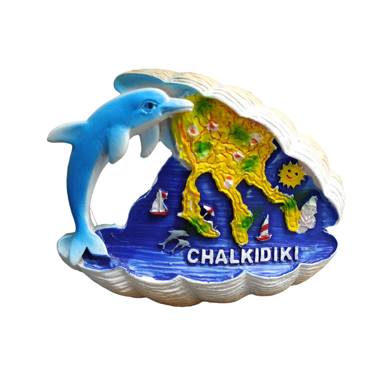 Tουριστικό μαγνητάκι Souvenir - Σετ 12pcs - Chalkidiki - 678098