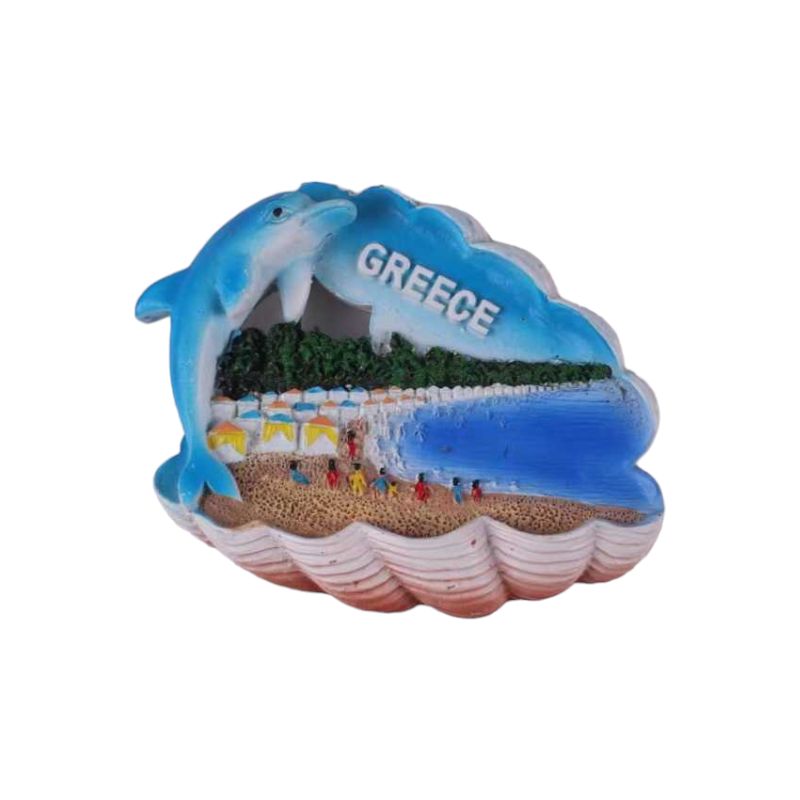 Tουριστικό μαγνητάκι Souvenir - Σετ 12pcs - Paralia - 678108