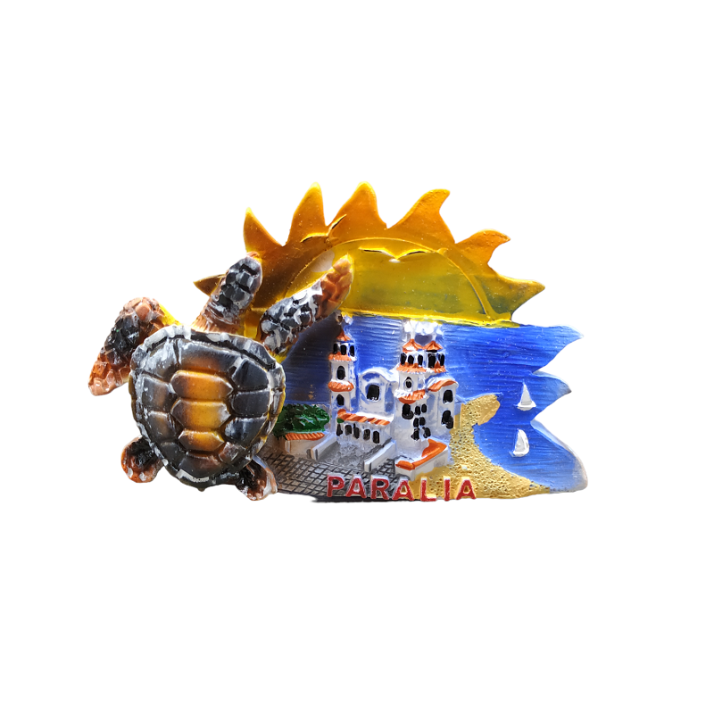 Tουριστικό μαγνητάκι Souvenir - Σετ 12pcs - Paralia - 678116