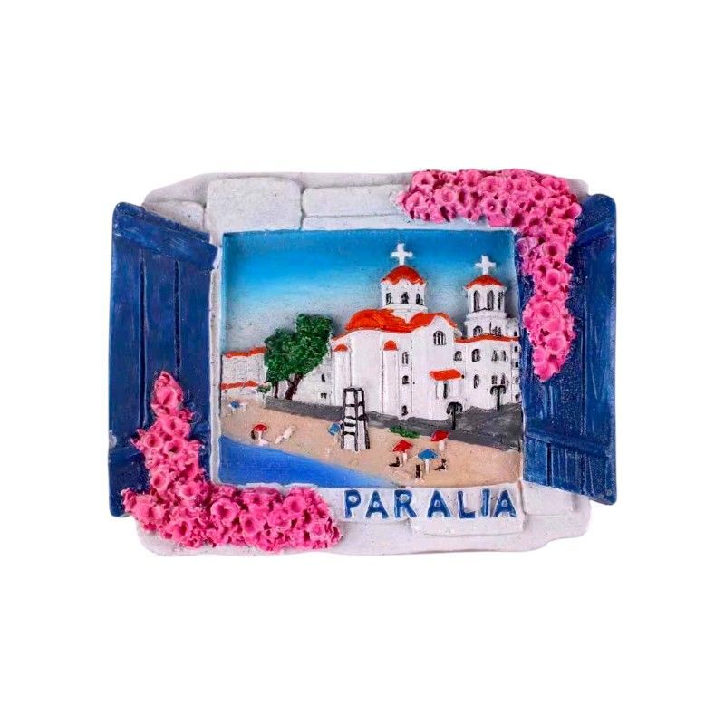 Tουριστικό μαγνητάκι Souvenir - Σετ 12pcs - Paralia - 678117