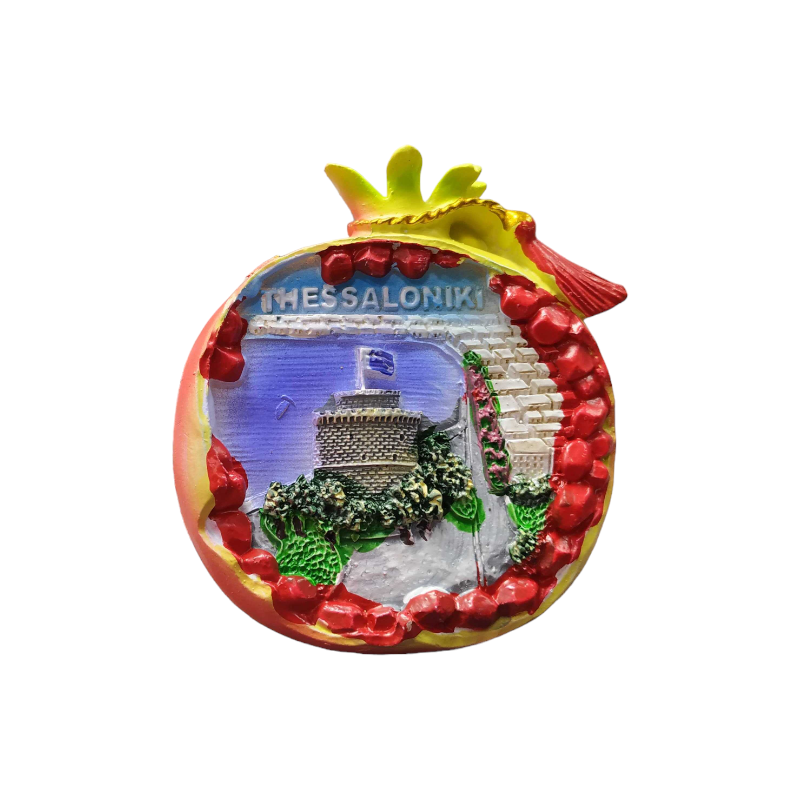 Tουριστικό μαγνητάκι Souvenir - Σετ 12pcs - Resin Magnet - Thessaloniki - 678141
