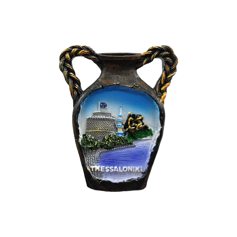Tουριστικό μαγνητάκι Souvenir - Σετ 12pcs - Resin Magnet - Thessaloniki - 678163