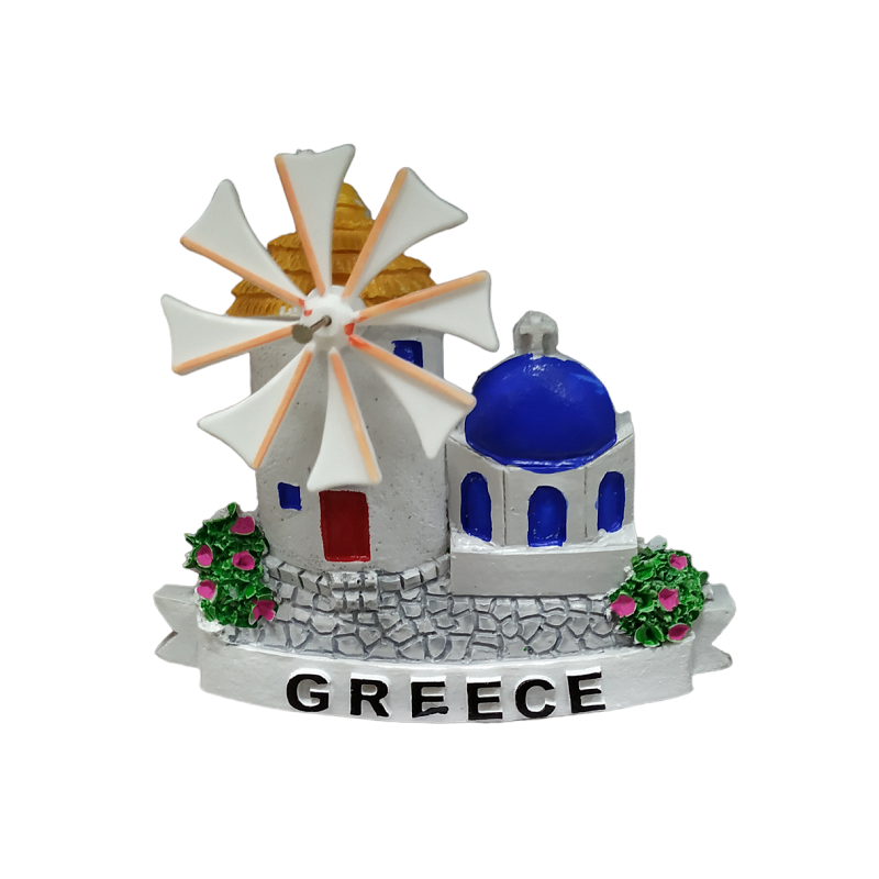 Tουριστικό μαγνητάκι Souvenir - Σετ 12pcs - Resin Magnet - Greece - 678176