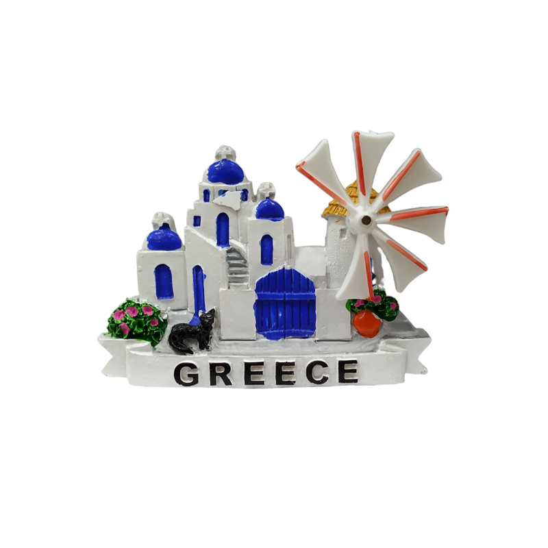 Tουριστικό μαγνητάκι Souvenir - Σετ 12pcs - Resin Magnet - Greece - 678177