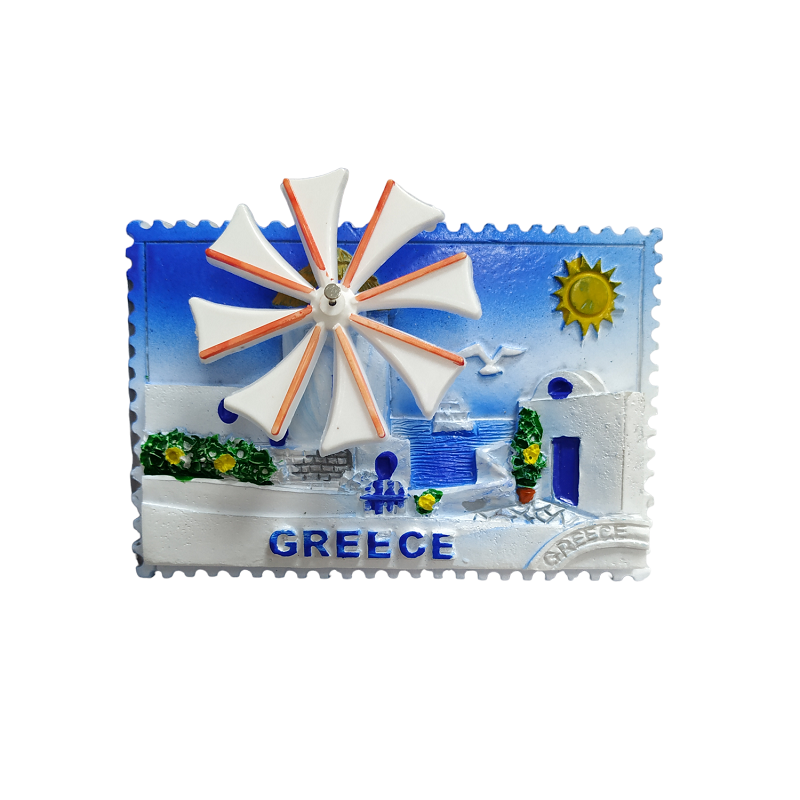 Tουριστικό μαγνητάκι Souvenir - Σετ 12pcs - Resin Magnet - Greece - 678185