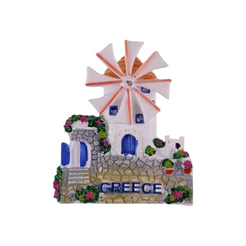 Tουριστικό μαγνητάκι Souvenir - Σετ 12pcs - Resin Magnet - Greece - 678189