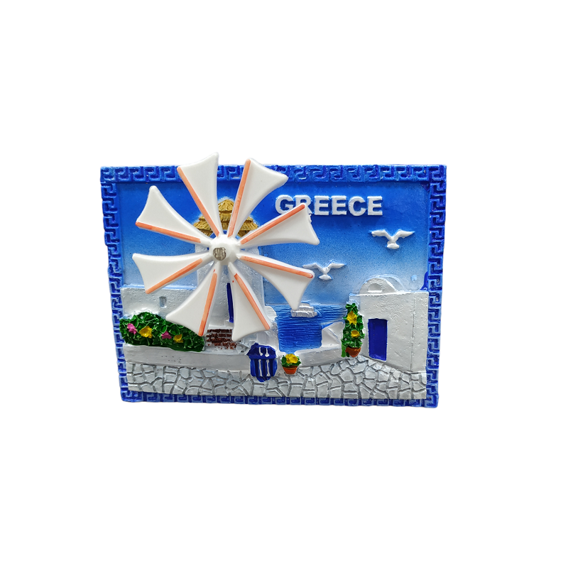 Tουριστικό μαγνητάκι Souvenir - Σετ 12pcs - Resin Magnet - Greece - 678193