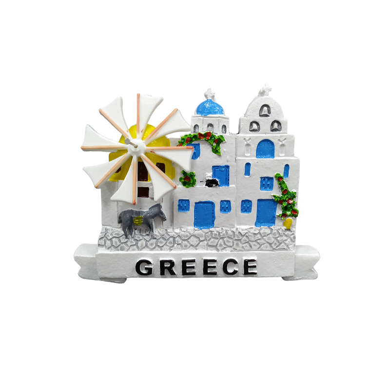 Tουριστικό μαγνητάκι Souvenir - Σετ 12pcs - Resin Magnet - Greece - 678196
