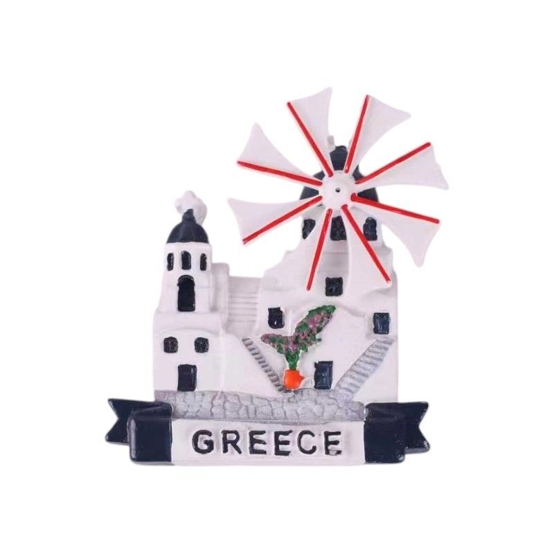 Tουριστικό μαγνητάκι Souvenir - Σετ 12pcs - Resin Magnet - Greece - 678201