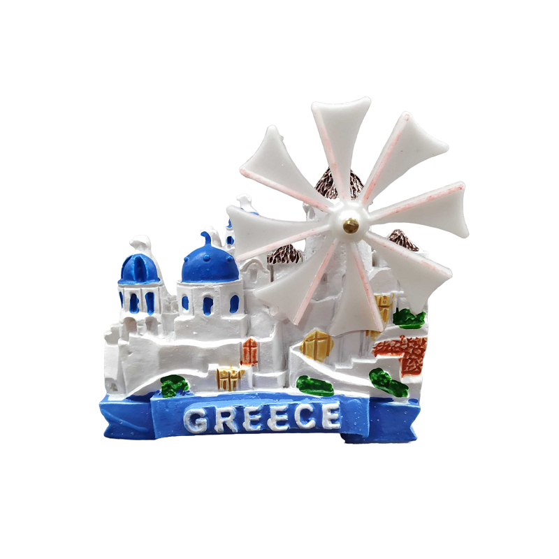 Tουριστικό μαγνητάκι Souvenir - Σετ 12pcs - Resin Magnet - Greece - 678206