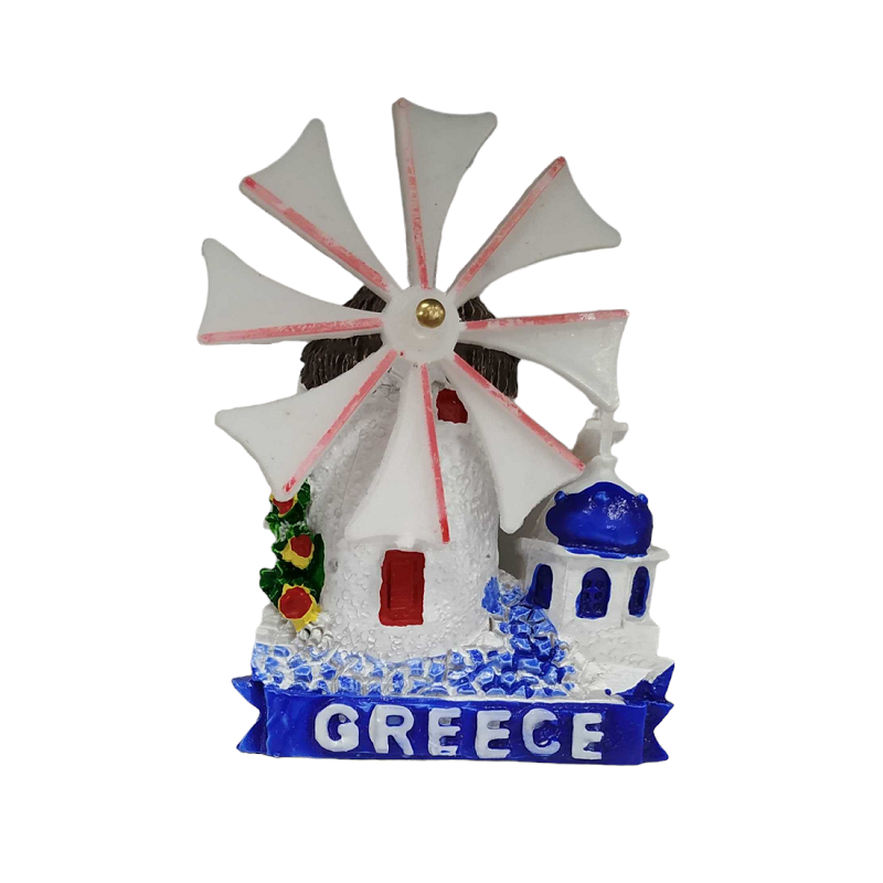 Tουριστικό μαγνητάκι Souvenir - Σετ 12pcs - Resin Magnet - Greece - 678209