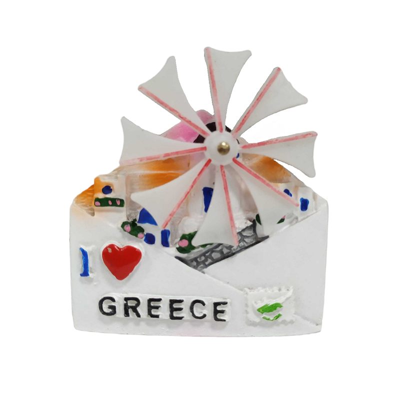 Tουριστικό μαγνητάκι Souvenir - Σετ 12pcs - Resin Magnet - Greece - 678211