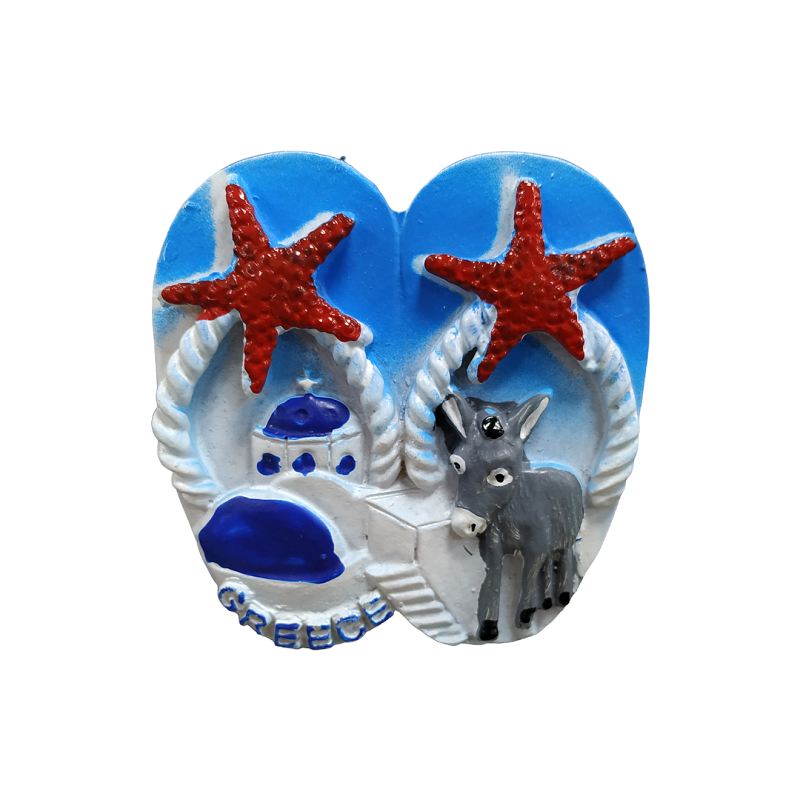 Tουριστικό μαγνητάκι Souvenir - Σετ 12pcs - Resin Magnet - Greece - 678225