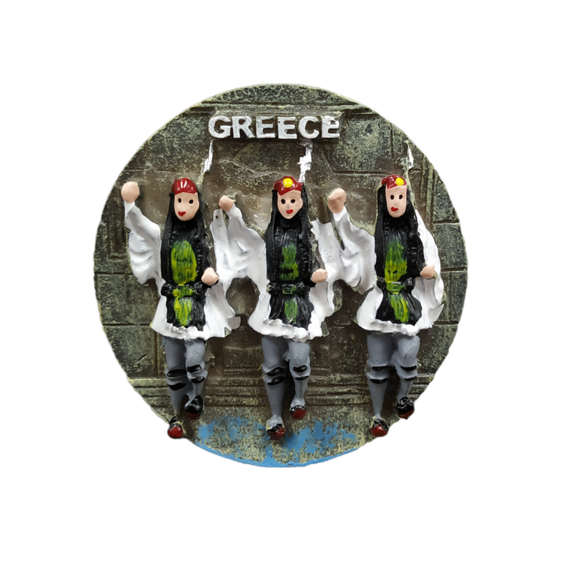 Tουριστικό μαγνητάκι Souvenir - Σετ 12pcs - Resin Magnet - Greece - 678229