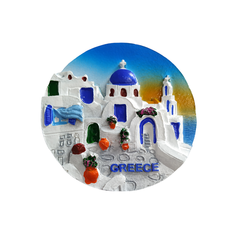 Tουριστικό μαγνητάκι Souvenir - Σετ 12pcs - Resin Magnet - Greece - 678234