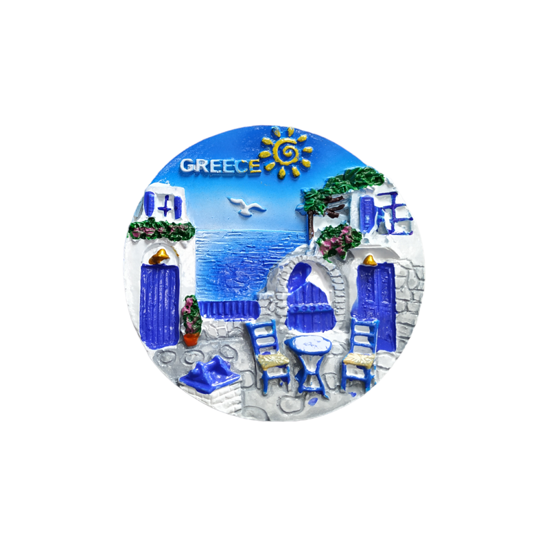 Tουριστικό μαγνητάκι Souvenir - Σετ 12pcs - Resin Magnet - Greece - 678235
