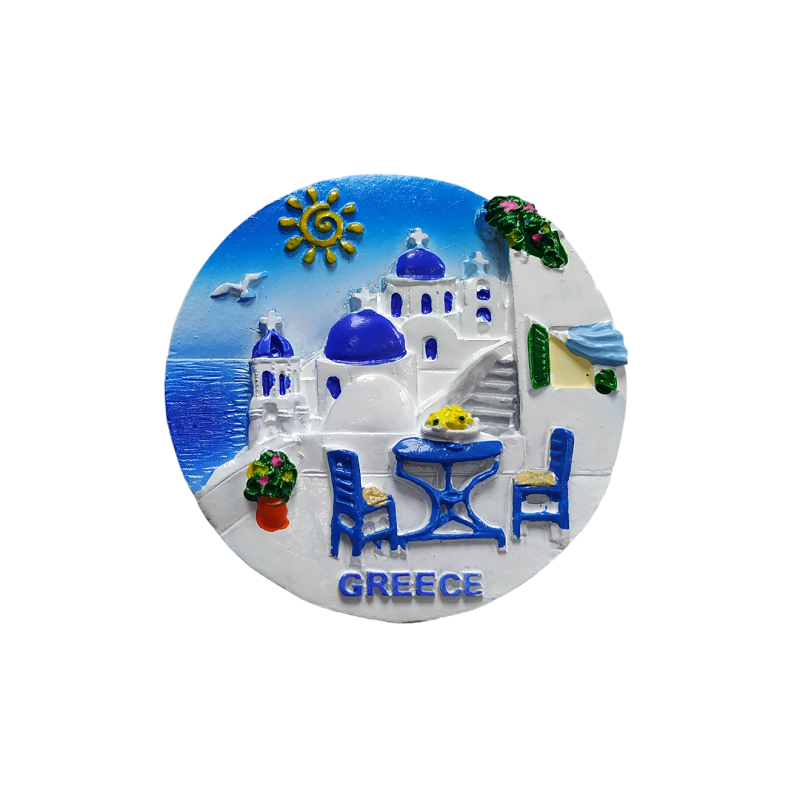 Tουριστικό μαγνητάκι Souvenir - Σετ 12pcs - Resin Magnet - Greece - 678236