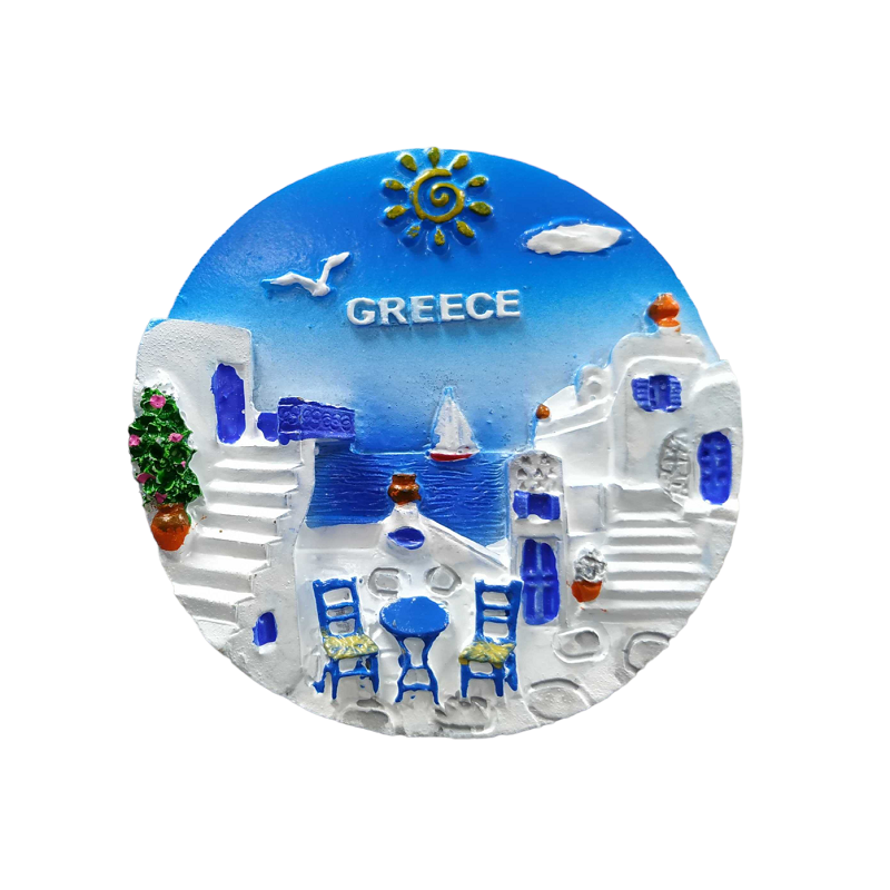 Tουριστικό μαγνητάκι Souvenir - Σετ 12pcs - Greece - 678237
