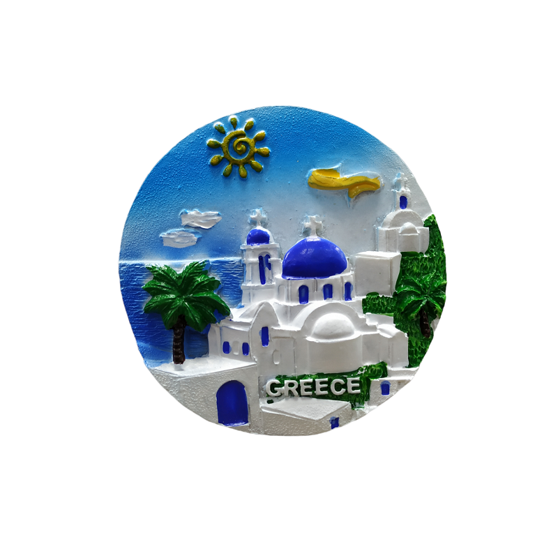 Tουριστικό μαγνητάκι Souvenir - Σετ 12pcs - Resin Magnet - Greece - 678249