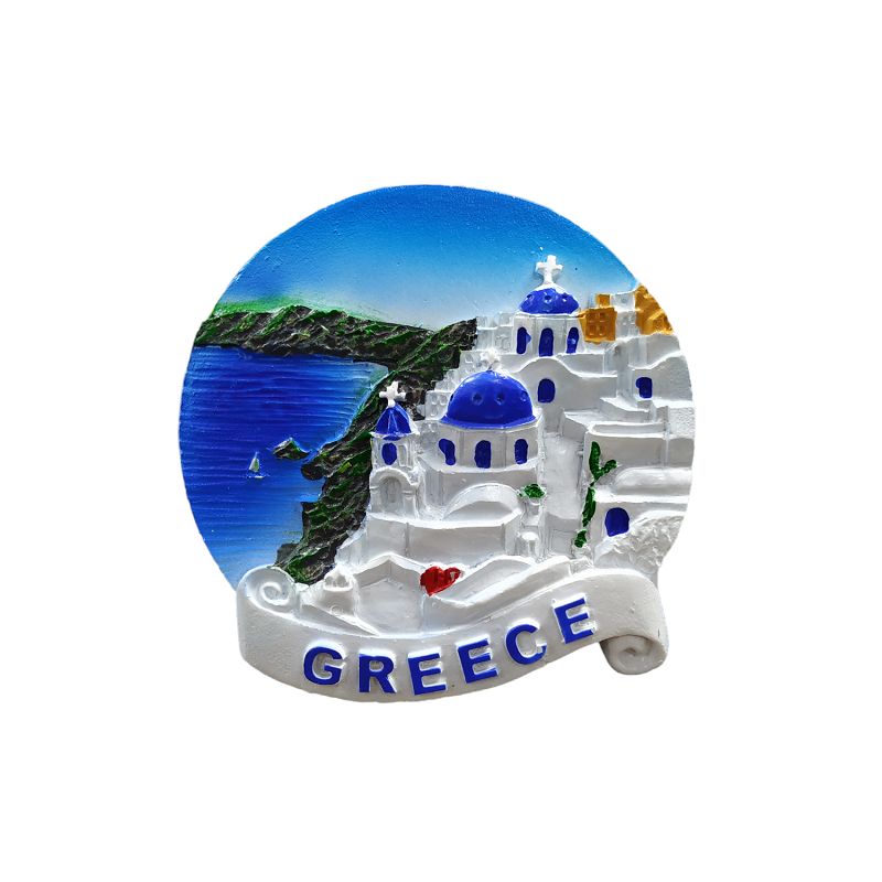 Tουριστικό μαγνητάκι Souvenir - Σετ 12pcs - Resin Magnet - Greece - 678251