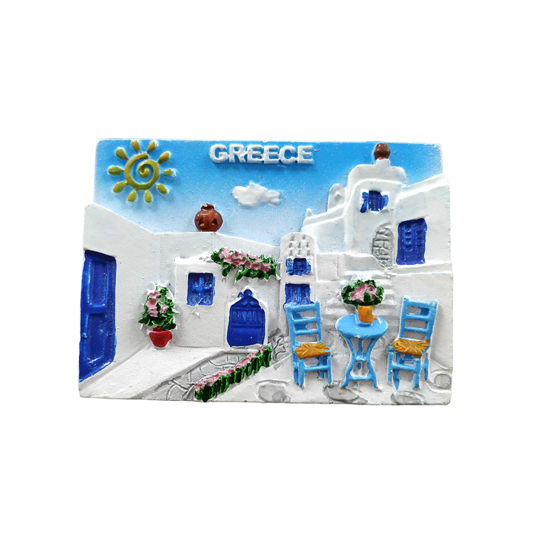 Tουριστικό μαγνητάκι Souvenir - Σετ 12pcs - Resin Magnet - Greece - 678257