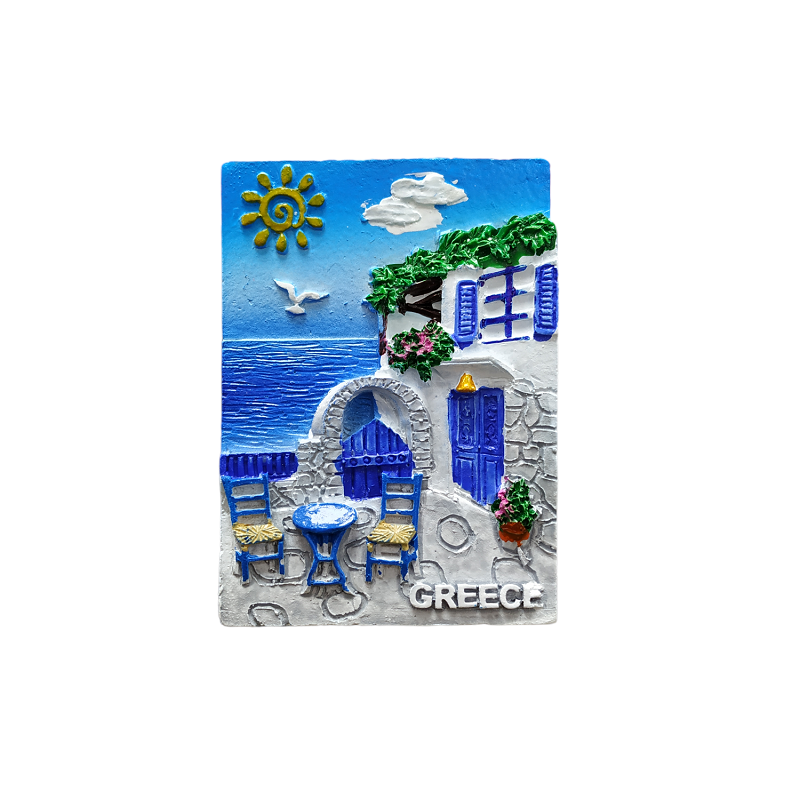 Tουριστικό μαγνητάκι Souvenir - Σετ 12pcs - Resin Magnet - Greece - 678260