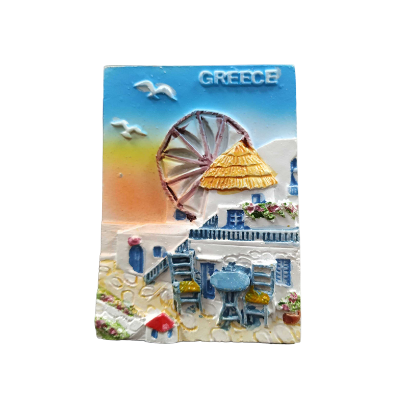 Tουριστικό μαγνητάκι Souvenir - Σετ 12pcs - Resin Magnet - Greece - 678262