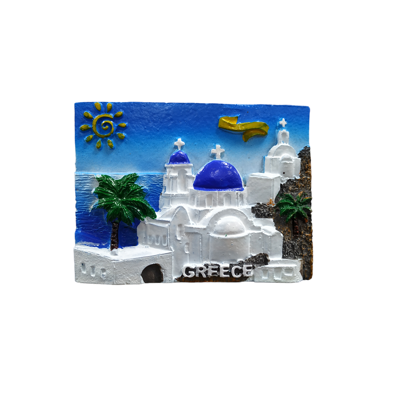 Tουριστικό μαγνητάκι Souvenir - Σετ 12pcs - Resin Magnet - Greece - 678263