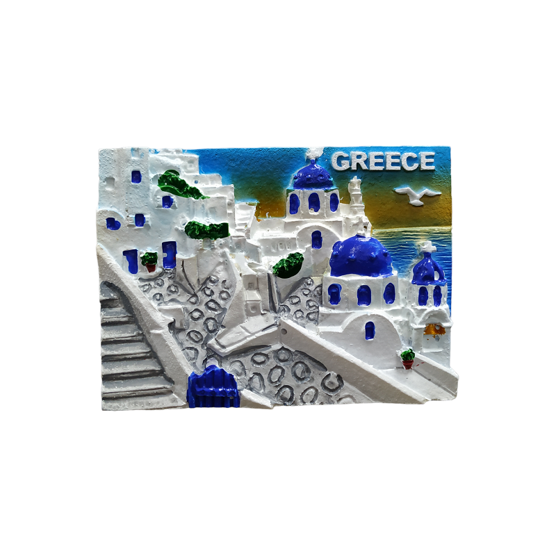 Tουριστικό μαγνητάκι Souvenir - Σετ 12pcs - Resin Magnet - Greece - 678264